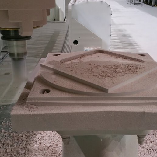 High-speed cutting system in action.