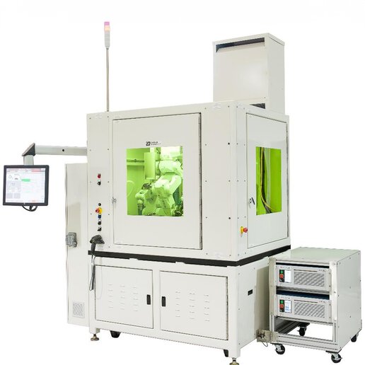 Full depiction of PAR Systems laser cutting machine.