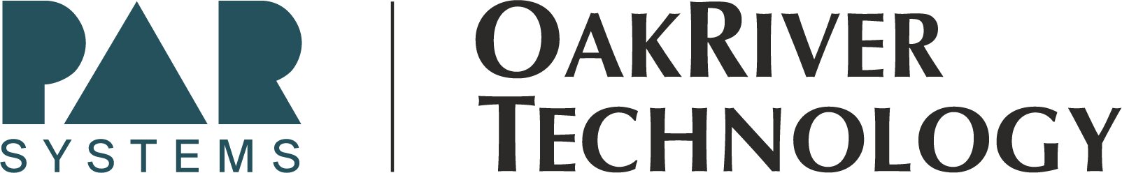 PAR Systems and OakRiver Technology logo