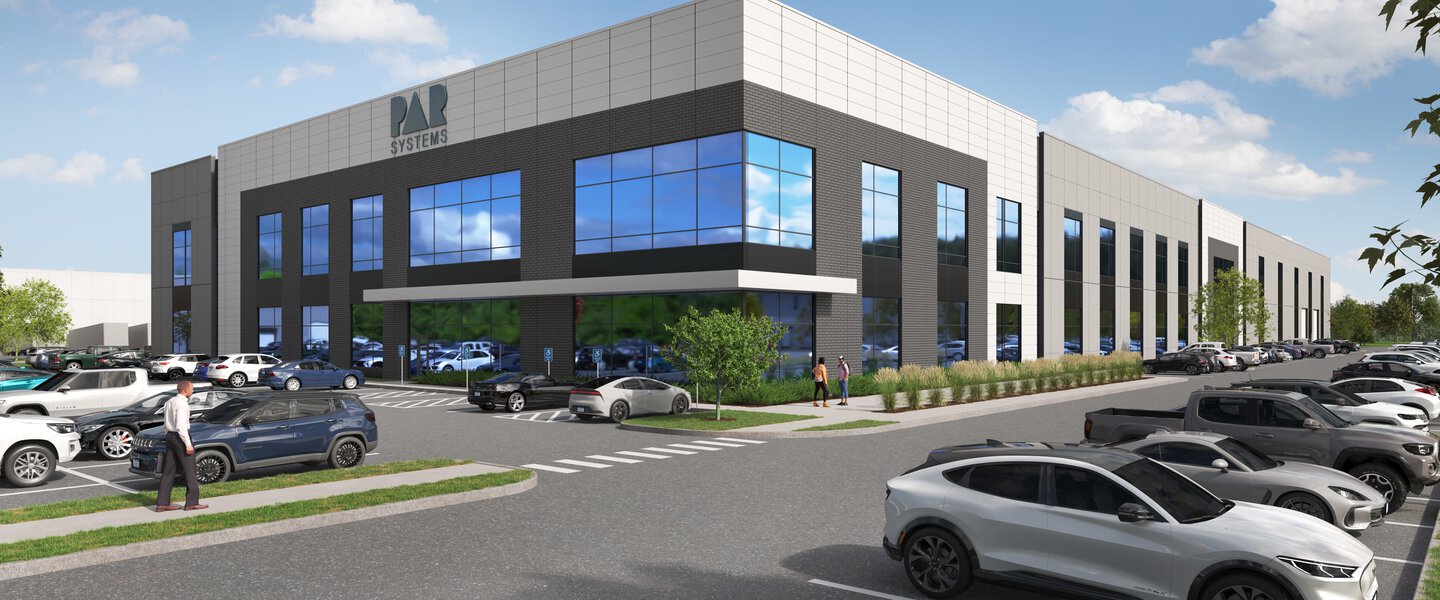 Render of new PAR Systems building