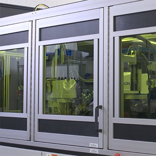 PAR Systems automated ring welding cabinet.